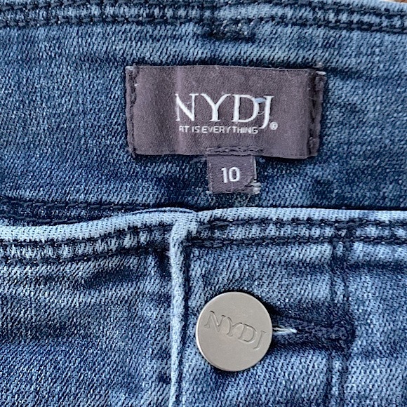 NYDJ High Rise Major Wide Leg Capri Jean - Picture 13 of 15